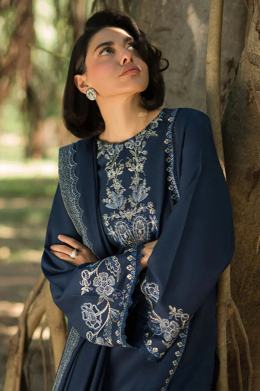 ASIM JOFA- 3PC LAWN EMBROIDERED SHIRT WITH LAWN EMBROIDERED DUPATTA AND TROUSER -BIC-3659